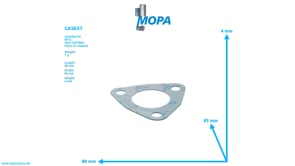 GASKET - 5840984480 suitable for MTU engines