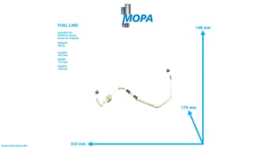 FUEL LINE - 12276490 suitable for MWM & Deutz engines