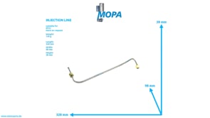 EINSPRITZLEITUNG - 3550700333 passend für MTU Motoren