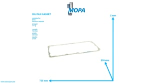 OIL PAN GASKET - 4420141122 suitable for MTU engines