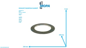 EXHAUST MANIFOLD GASKET - 5361420380 suitable for MTU engines