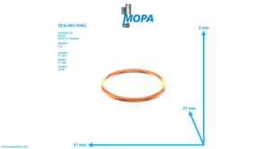 SEALING RING - 01157887 suitable for Deutz engines