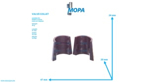 VALVE COLLET - 12171328 suitable for MWM & Deutz engines