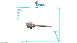 RESIST.THERMOMETER - 12299467 suitable for MWM & Deutz engines