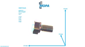 VENT PLUG - 51904900006 suitable for MAN D engines