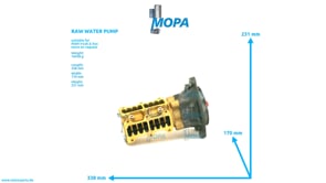 ROHWASSERPUMPE - 51065007140 passend für MAN D-Motoren