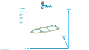 GASKET - 5841880580 suitable for MTU engines