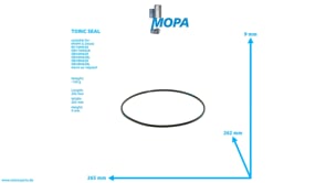 TORIC SEAL - 04072237 suitable for MWM & Deutz engines