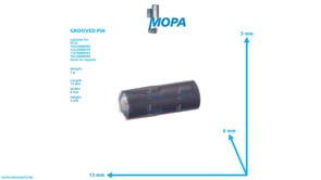 GROOVED PIN - 001474004018 suitable for MTU engines
