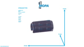 STRAIGHT PIN - 001481004011 suitable for MTU engines
