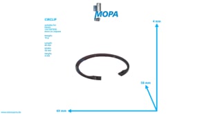 CIRCLIP - 01107839 suitable for Deutz engines