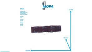 STUD - 06062260808 suitable for MAN D engines