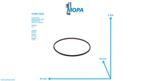 TORIC SEAL - 06569332821 suitable for MAN D engines