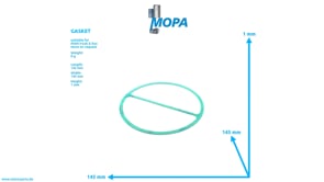 GASKET - 51966010494 suitable for MAN D engines