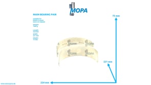 HAUPTLAGERPAAR - 04093413 passend für MWM & Deutz Motoren HAUPTLAGERPAAR - 04093413 passend für MWM & Deutz Motoren