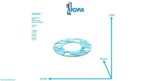 GASKET - 5620510480 suitable for MTU engines GASKET - 5620510480 suitable for MTU engines