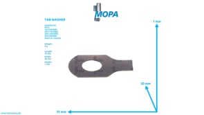 SICHERUNGSBLECH - 700290010500 passend für MTU Motoren