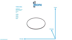 RUNDDICHTRING - 925261 passend für Volvo/Volvo Penta Motoren