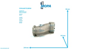 COOLANT ELBOW - 51063020440 suitable for MAN D engines COOLANT ELBOW - 51063020440 suitable for MAN D engines