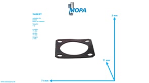 GASKET - 01167539 suitable for Deutz engines