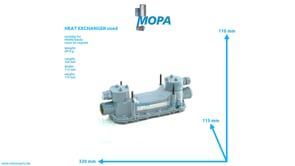 WAERMETAUSCHER gebraucht - 12160074USED passend für MWM & Deutz Motoren