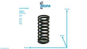 VALVE SPRING - 12280125 suitable for MWM & Deutz engines VALVE SPRING - 12280125 suitable for MWM & Deutz engines