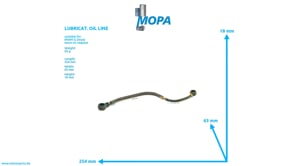 LUBRICAT. OIL LINE - 12430130 suitable for MWM & Deutz engines