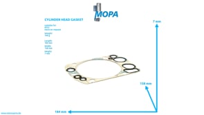 CYLINDER HEAD GASKET - 4420160420 suitable for MTU engines CYLINDER HEAD GASKET - 4420160420 suitable for MTU engines