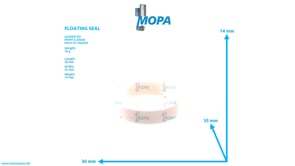 FLOATING SEAL - 12156254 suitable for MWM & Deutz engines