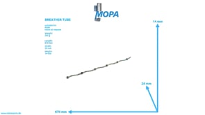 BREATHER TUBE - 51063025130 suitable for MAN D engines