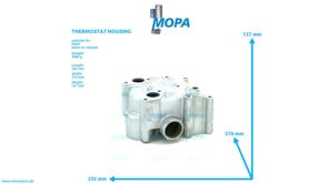 THERMOSTAT HOUSING - 51064045031 suitable for MAN D-engines