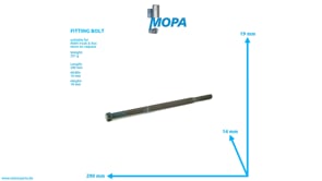 FITTING BOLT - 51900200189 suitable for MAN D-engines FITTING BOLT - 51900200189 suitable for MAN D-engines