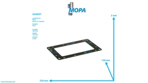 GASKET - 5502033280 suitable for MTU engines