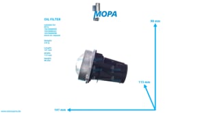 OELFILTER - 5410100163 passend für MTU Motoren OELFILTER - 5410100163 passend für MTU Motoren