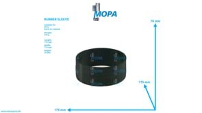 RUBBER SLEEVE - 700336160001 suitable for MTU engines RUBBER SLEEVE - 700336160001 suitable for MTU engines