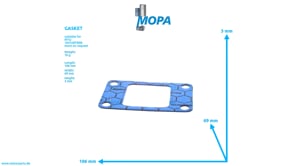 GASKET - 5601860080 suitable for MTU engines