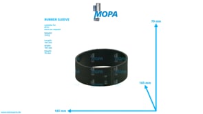 RUBBER SLEEVE - 700336170002 suitable for MTU engines