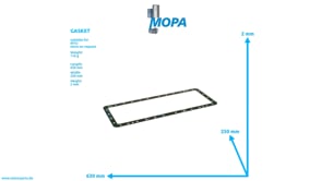 GASKET - 8690980191 suitable for MTU engines