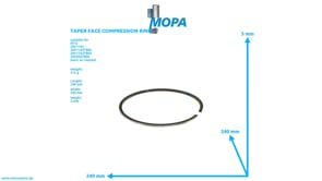 TAPER FACE COMPRESSION RING - 0020376019 suitable for MTU engines TAPER FACE COMPRESSION RING - 0020376019 suitable for MTU engines