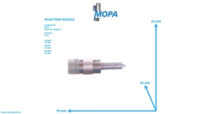 INJECTION NOZZLE - 0020172112 suitable for MTU engines