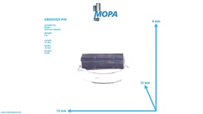 GROOVED PIN - 01151024 suitable for Deutz engines