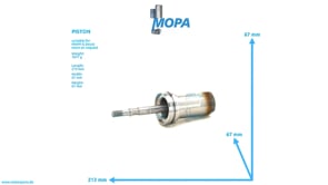 PISTON - 02128797 suitable for MWM & Deutz engines