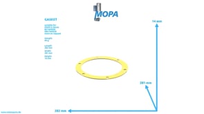 GASKET - 04070445 suitable for MWM & Deutz engines