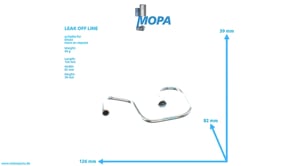 LEAK OFF LINE - 04282692 suitable for Deutz engines
