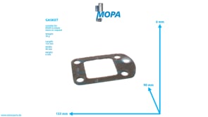 GASKET - 12172352 suitable for MWM & Deutz engines GASKET - 12172352 suitable for MWM & Deutz engines