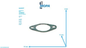 GASKET - 271511055000 suitable for MTU engines