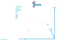 FUEL LINE - 12163514 suitable for MWM & Deutz engines