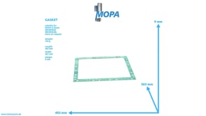 GASKET - 12210924 suitable for MWM & Deutz engines
