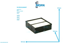 KRAFTSTOFFFILTEREINSATZ - 0000925105 passend für MTU Motoren