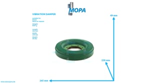 VIBRATION DAMPER - 02233098 suitable for Deutz engines